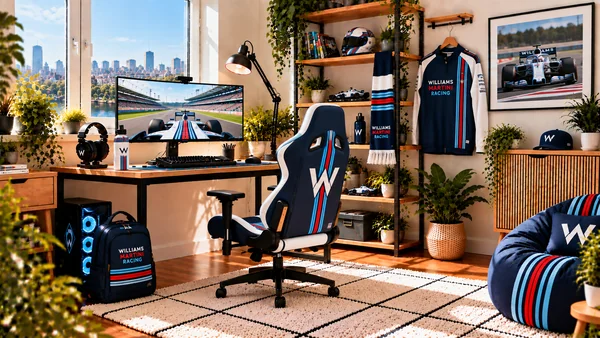 Inšpirácia pre fanúšikovský pracovný kútik Williams Martini Racing